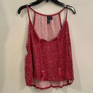 Patterned Tank Top